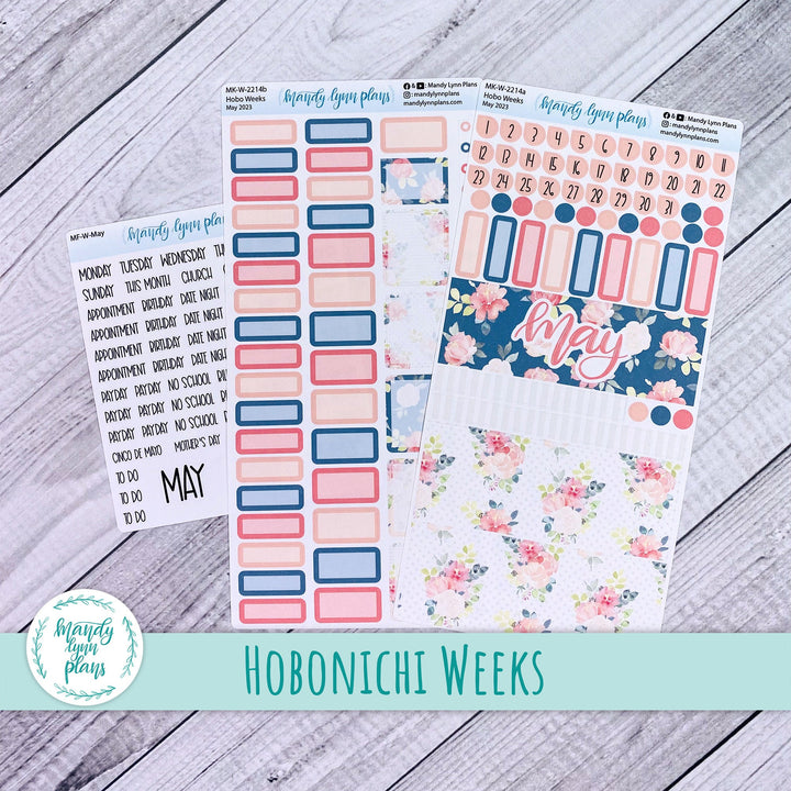Hobonichi Weeks May 2023 Monthly Kit || Pretty Peonies || MK-W-2214