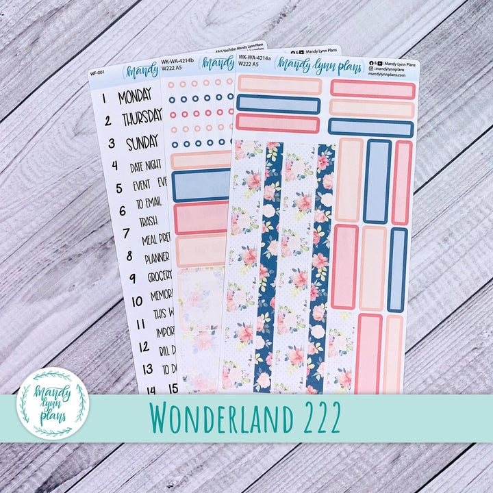 2024  Wonderland 222 Weekly Kit || Pretty Peonies || 214