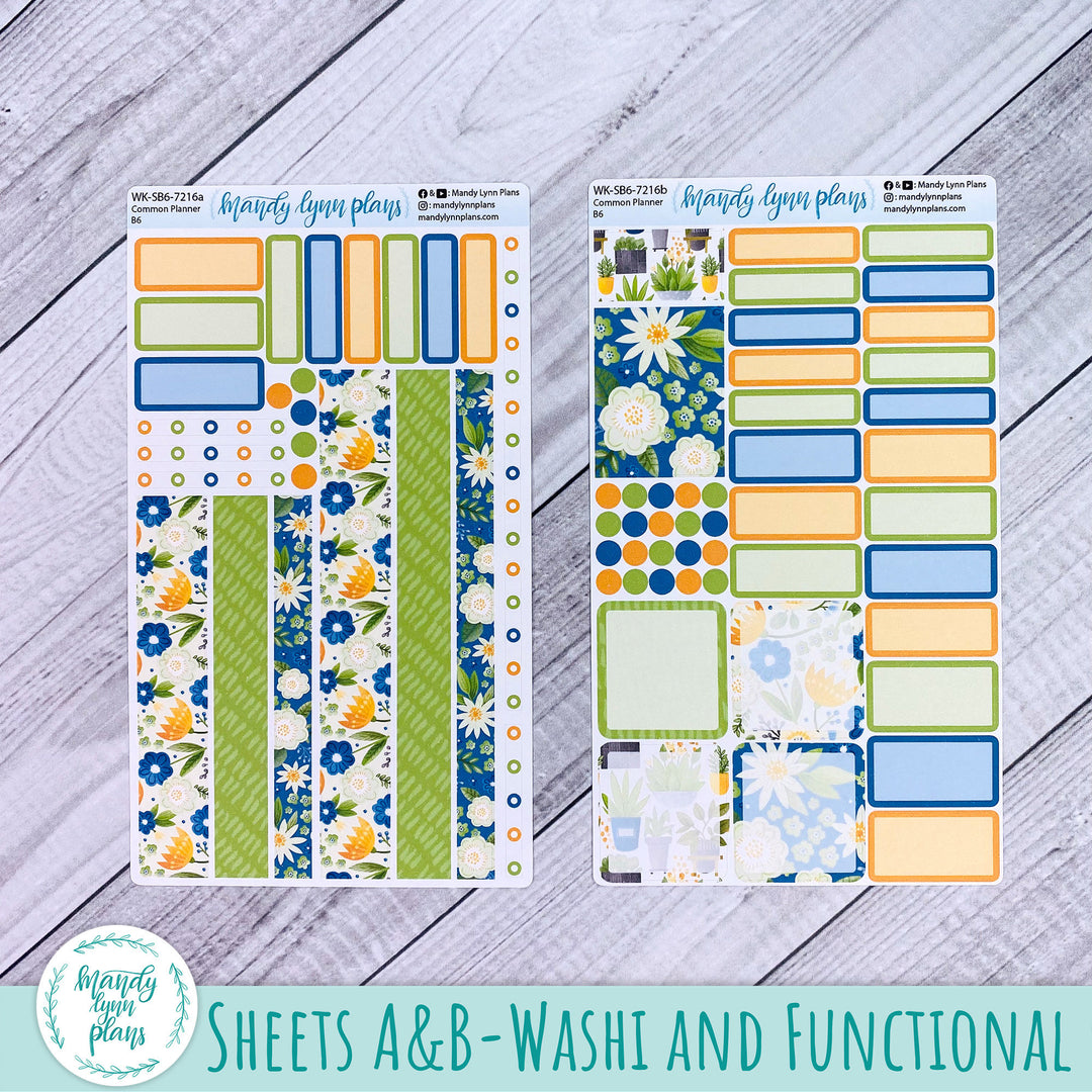 B6 Common Planner Weekly Kit || In the Garden || WK-SB6-7216