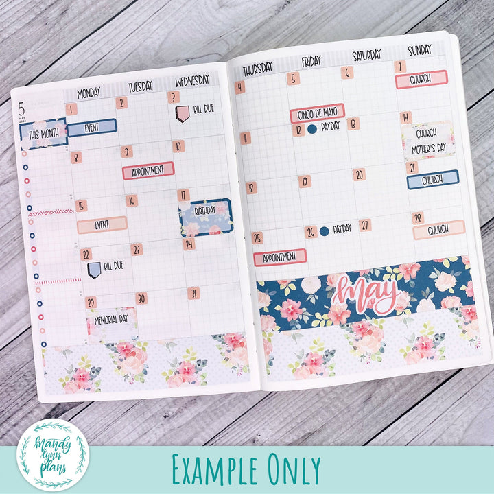 May 2023 B6 Common Planner Monthly Kit || Wander || MK-SB6-7215