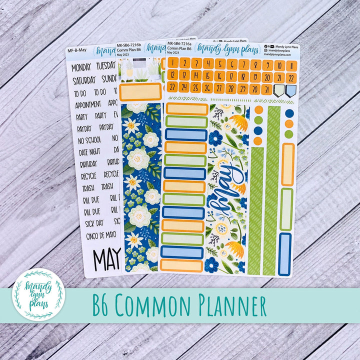 May 2023 B6 Common Planner Monthly Kit || In the Garden || MK-SB6-7216