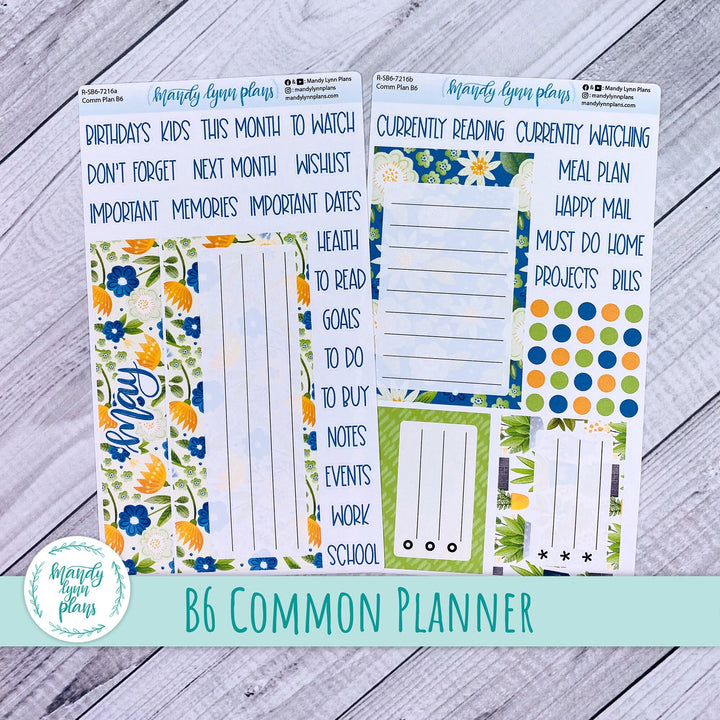 May B6 Common Planner Dashboard || In the Garden || R-SB6-7216