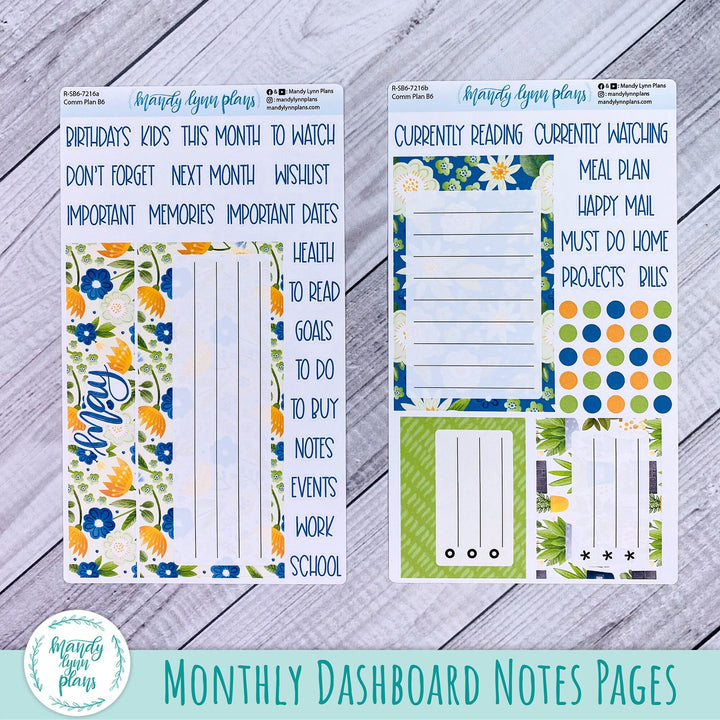 May B6 Common Planner Dashboard || In the Garden || R-SB6-7216