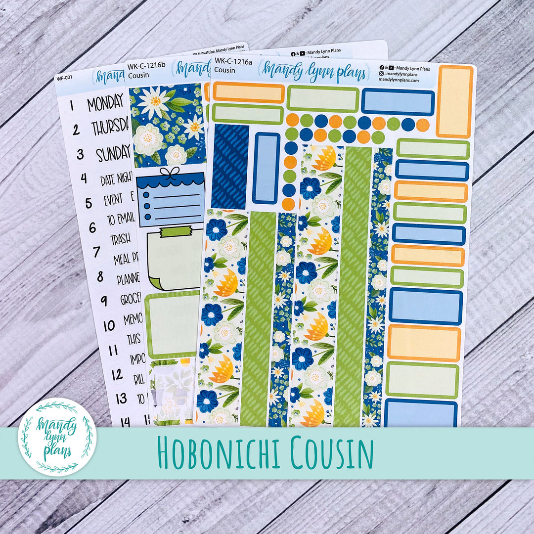 Hobonichi Cousin Weekly Kit || In the Garden || WK-C-1216