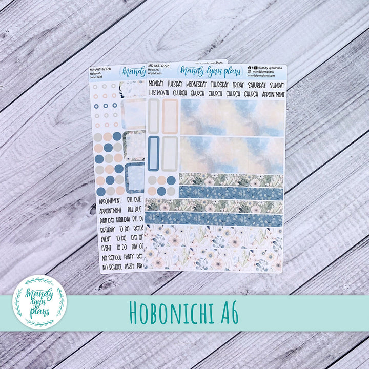 Any Month Hobonichi A6 Monthly Kit || Summertime Serenity || MK-A6T-3222