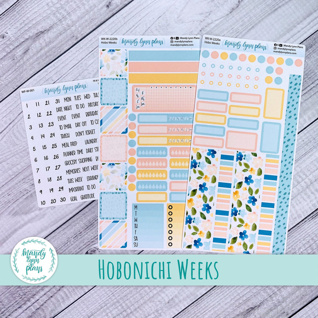 Hobonichi Weeks Weekly Kit || Happy Floral || WK-W-2220