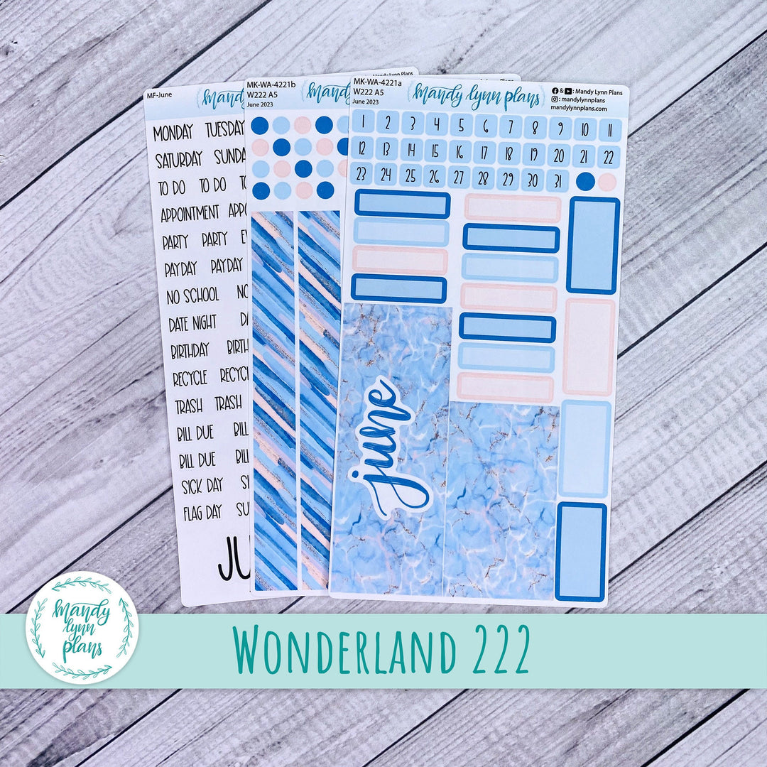 Wonderland 222 June 2023 Monthly Kit || Tranquil || 221