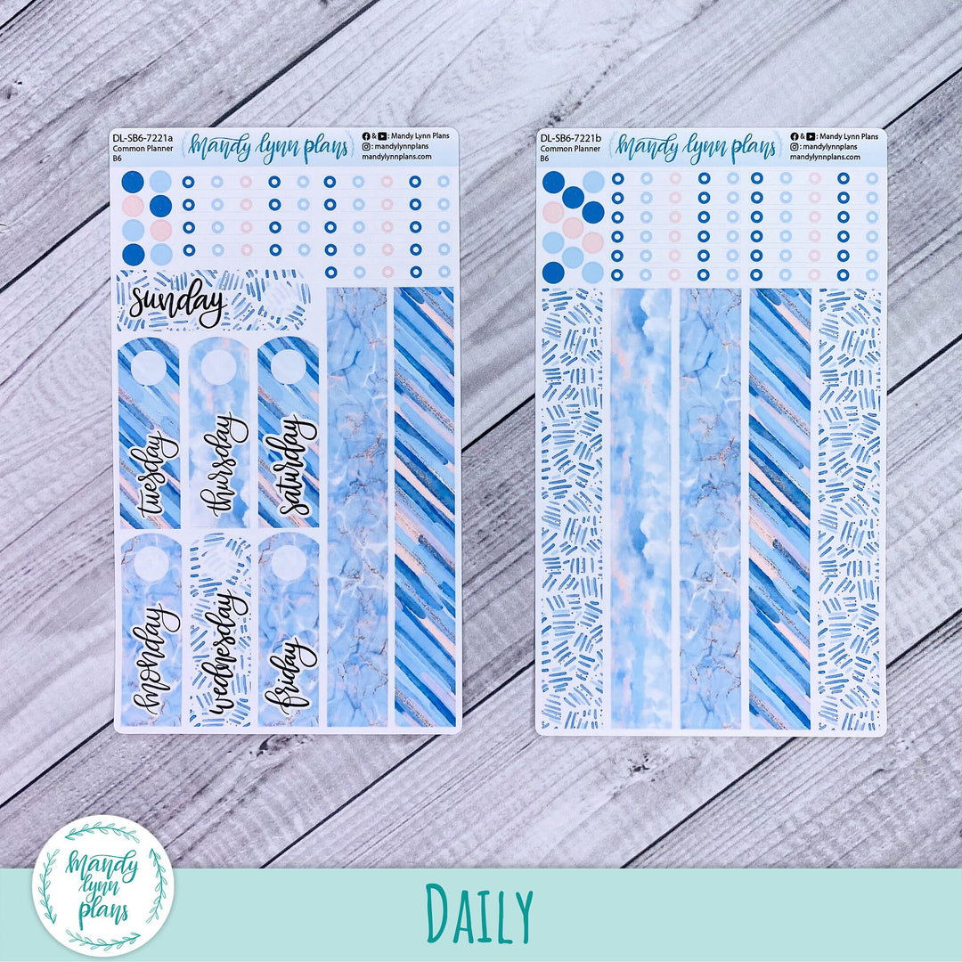 B6 Common Planner Daily Kit || Tranquil || DL-SB6-7221