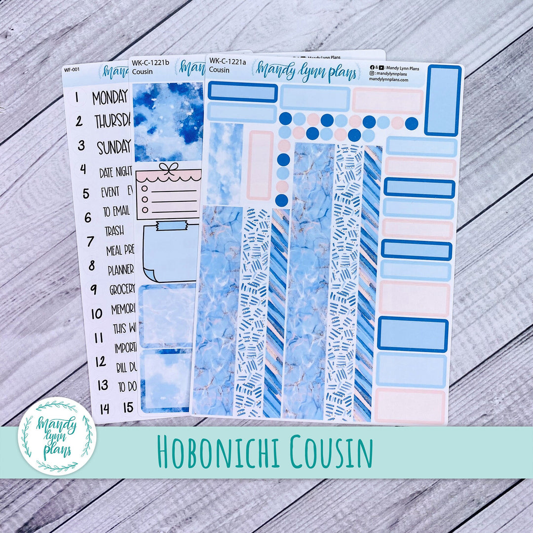 Hobonichi Cousin Weekly Kit || Tranquil || WK-C-1221