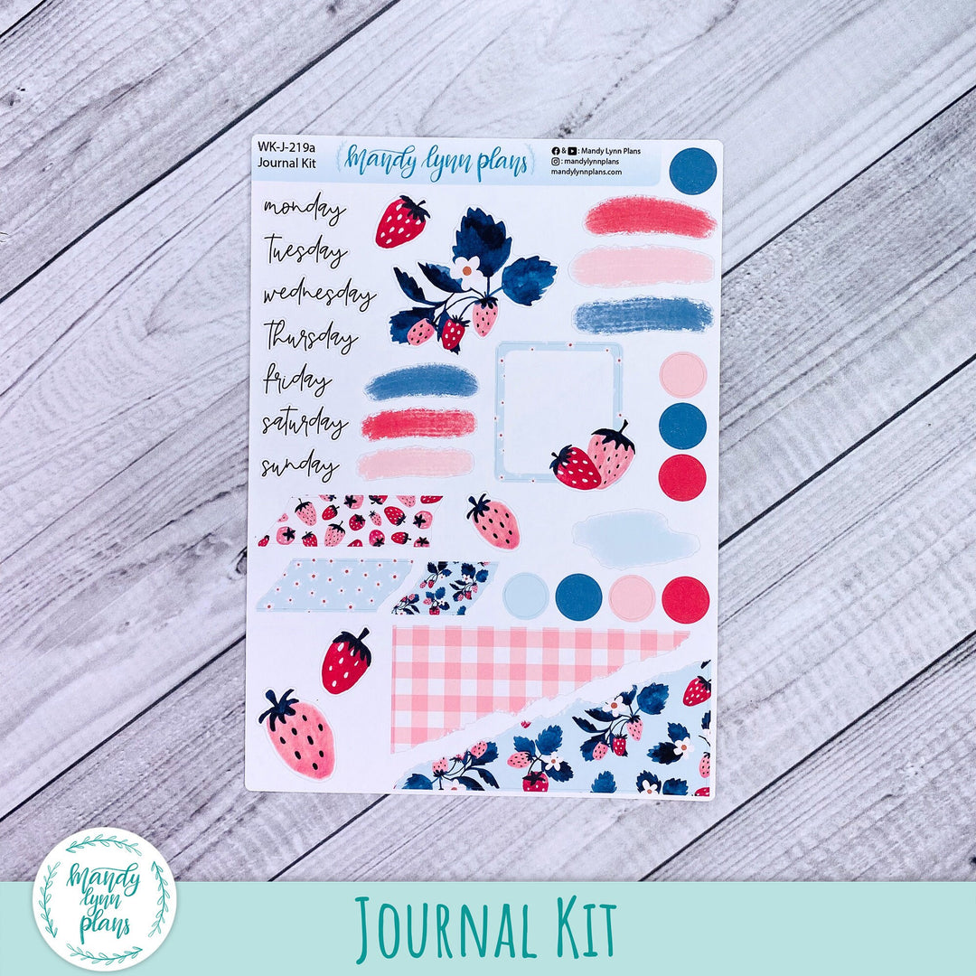 Strawberries Journal Kit || WK-J-219
