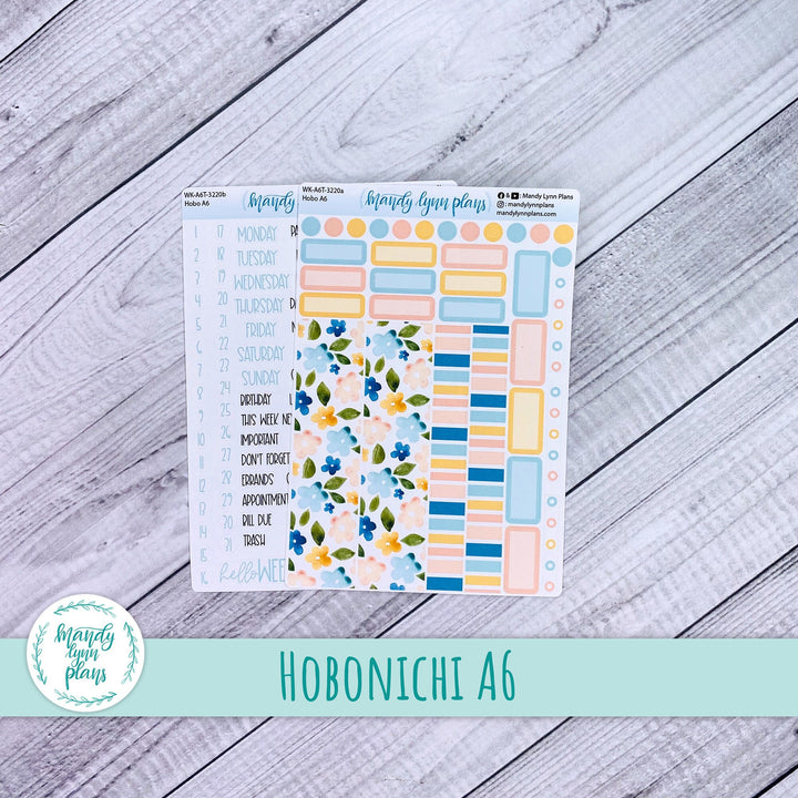 Hobonichi A6 Weekly Kit || Happy Floral || WK-A6T-3220