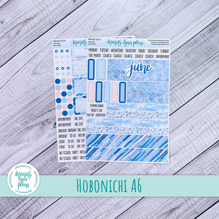 Hobonichi A6 June 2023 Monthly Kit || Tranquil || MK-A6T-3221