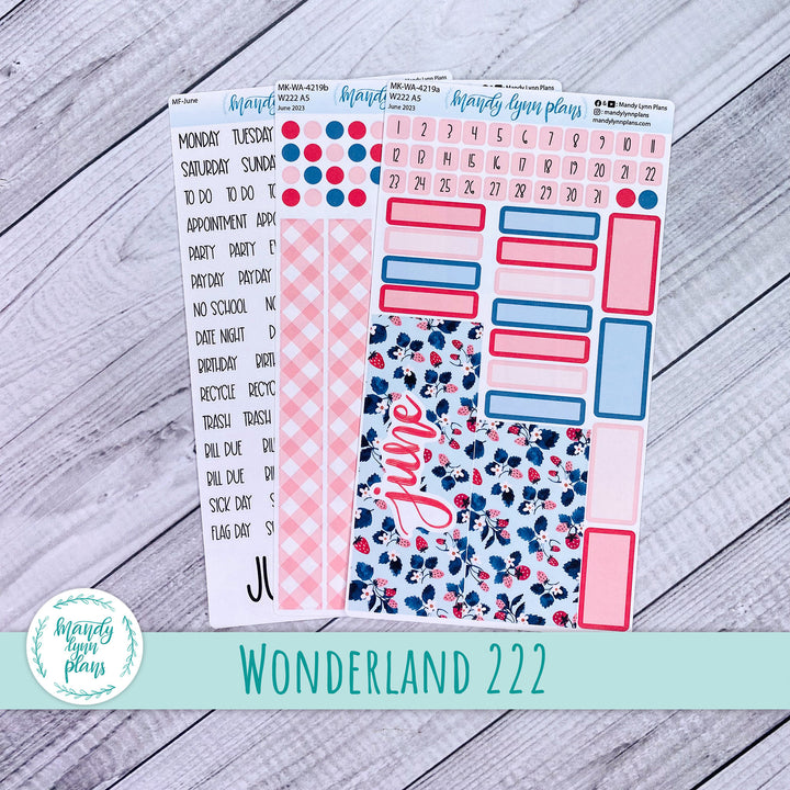 Wonderland 222 June 2023 Monthly Kit || Strawberries || 219