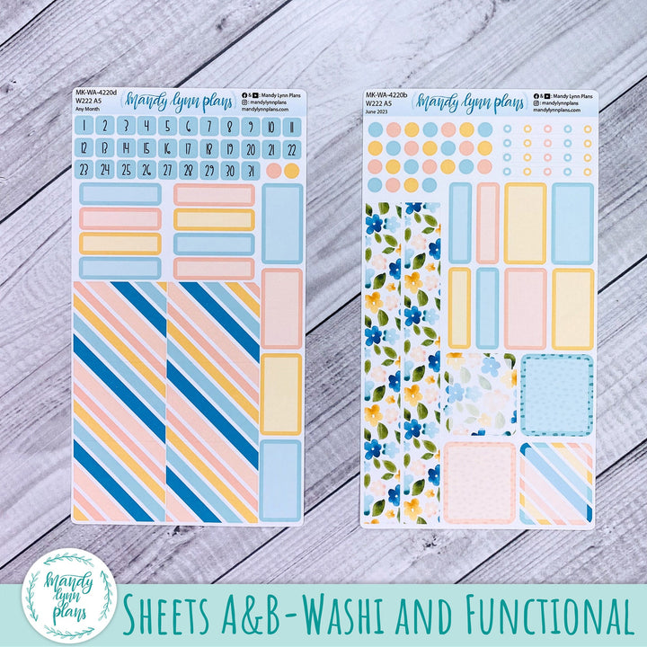 Any Month Wonderland 222 Monthly Kit || Happy Floral || 220