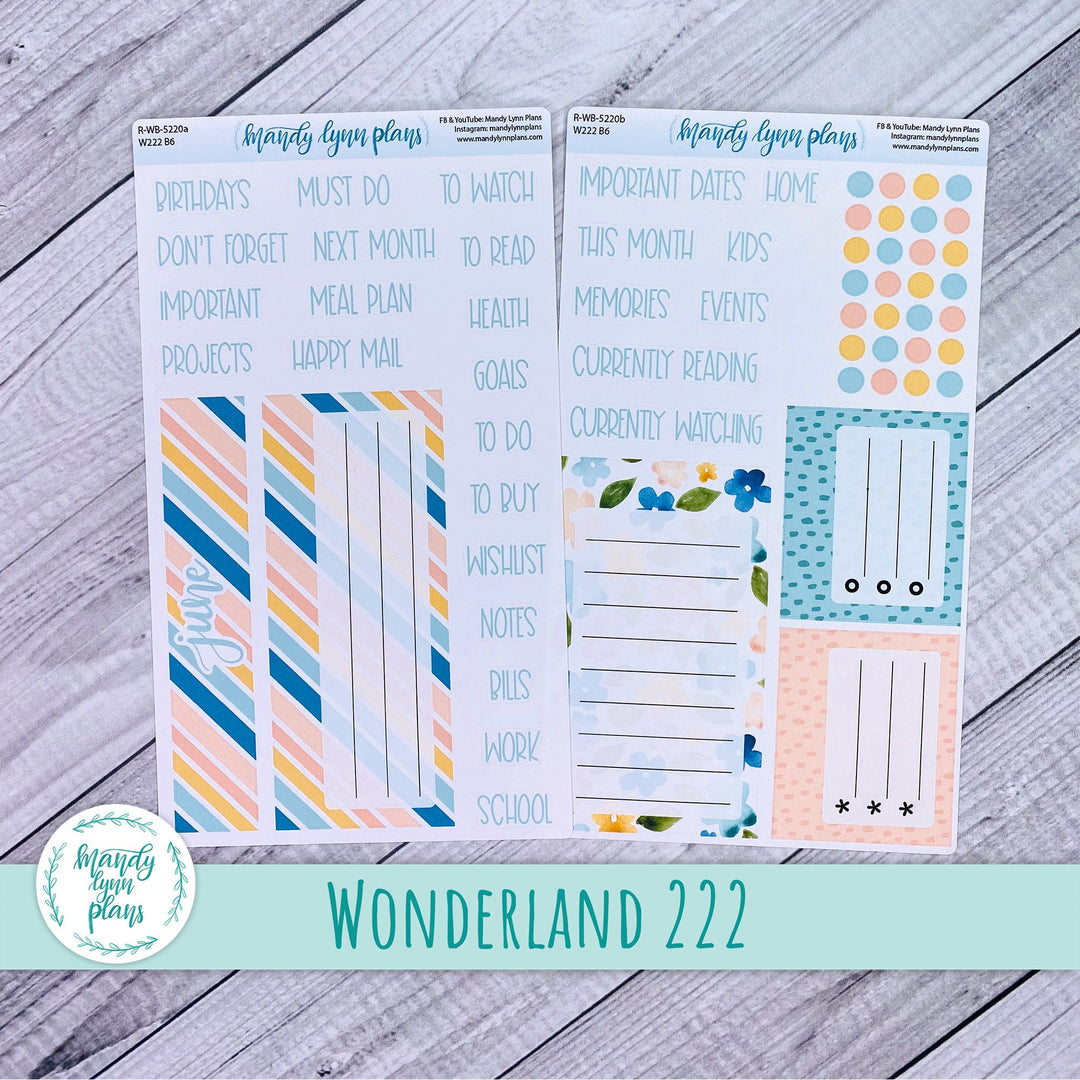 June Wonderland 222 Dashboard || Happy Floral || 220
