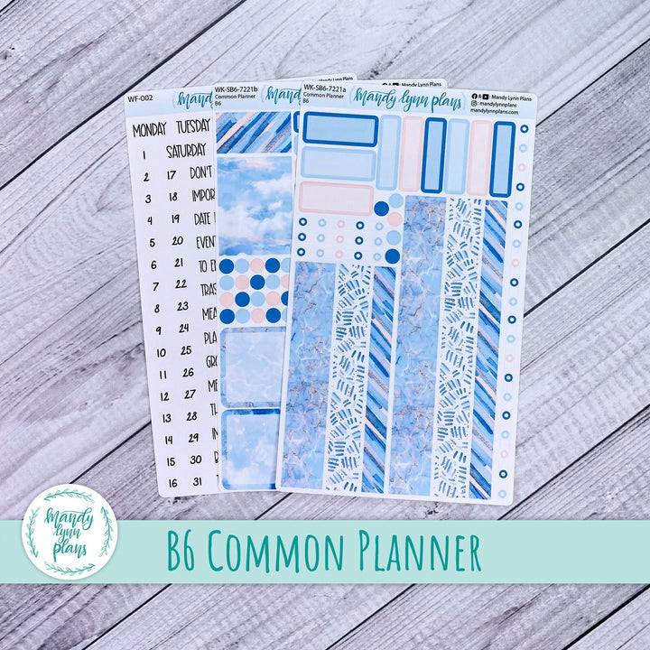 B6 Common Planner Weekly Kit || Tranquil || WK-SB6-7221