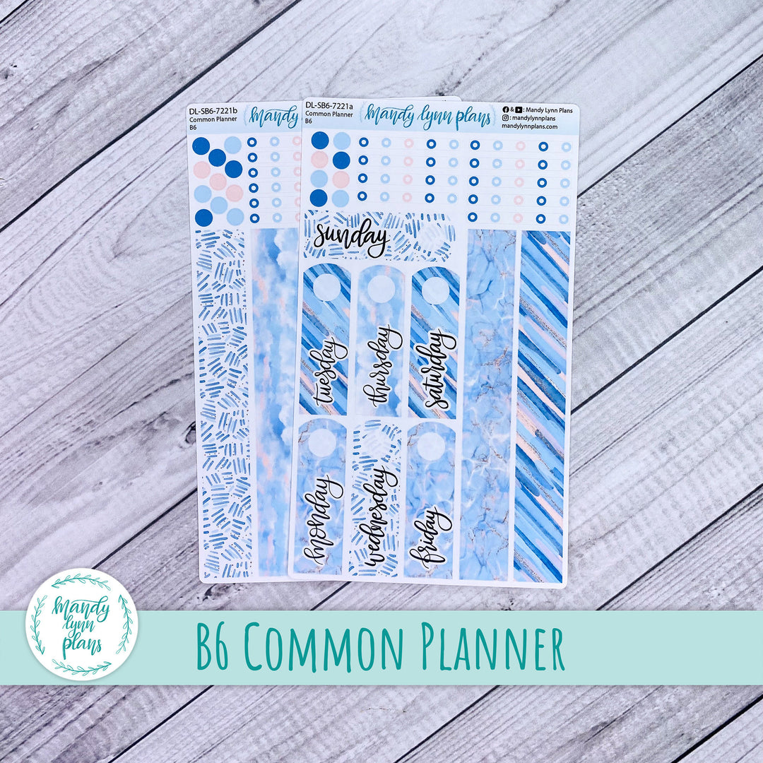 B6 Common Planner Daily Kit || Tranquil || DL-SB6-7221