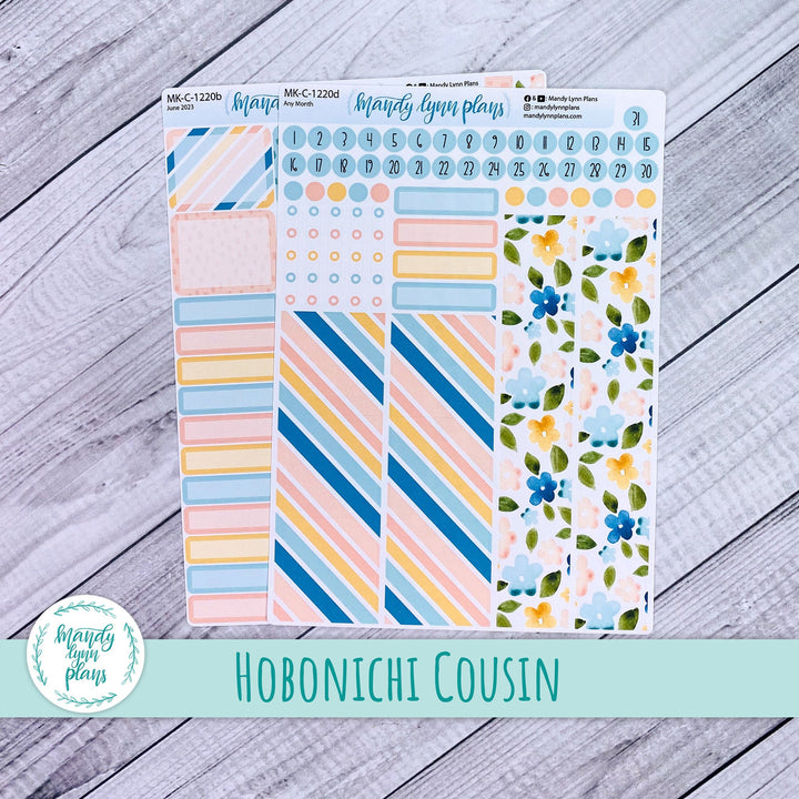 Any Month Hobonichi Cousin Monthly Kit || Happy Floral || MK-C-1220