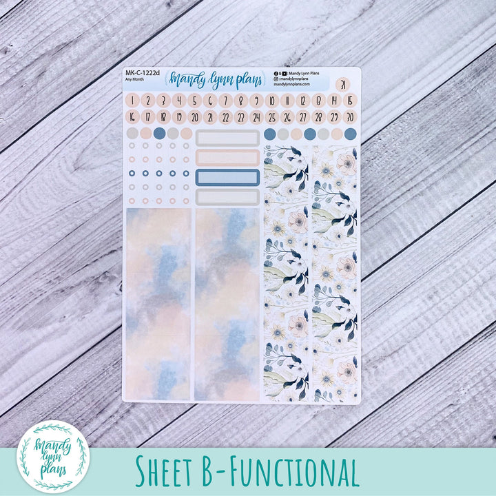 Any Month Hobonichi Cousin Monthly Kit || Summertime Serenity || MK-C-1222