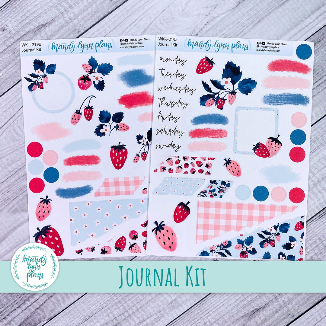 Strawberries Journal Kit || WK-J-219