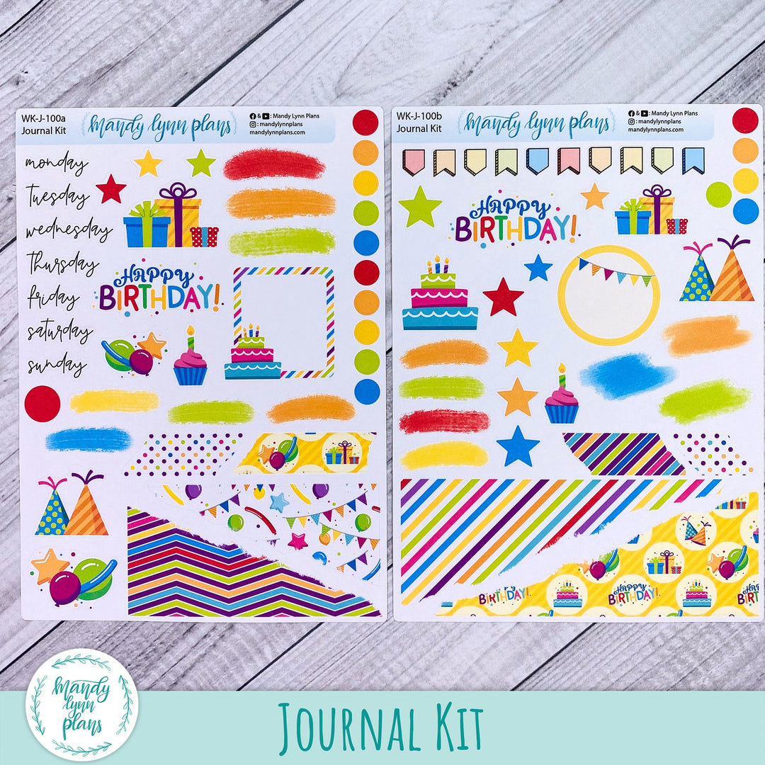 Celebrate Birthday Journal Kit || WK-J-100