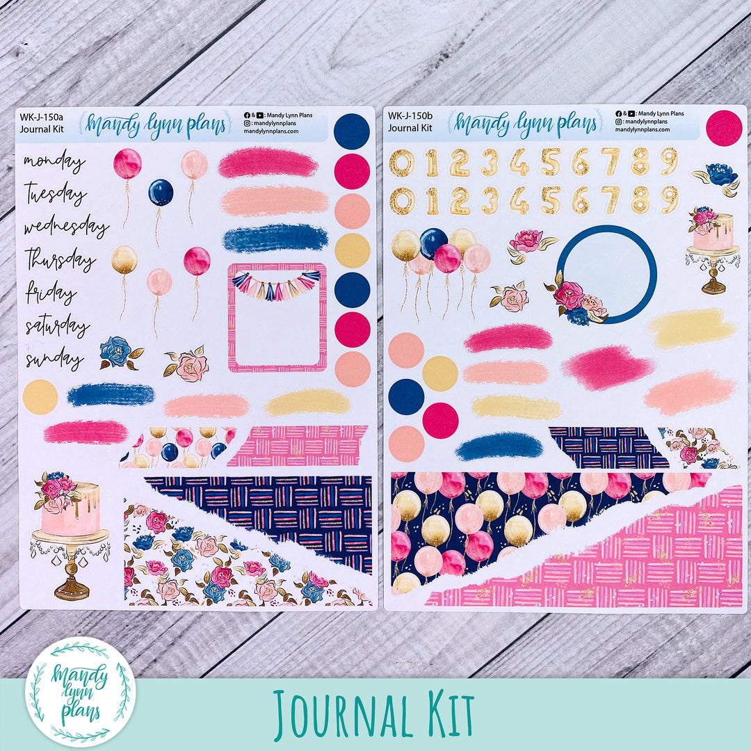 Birthday Balloons Journal Kit || WK-J-150