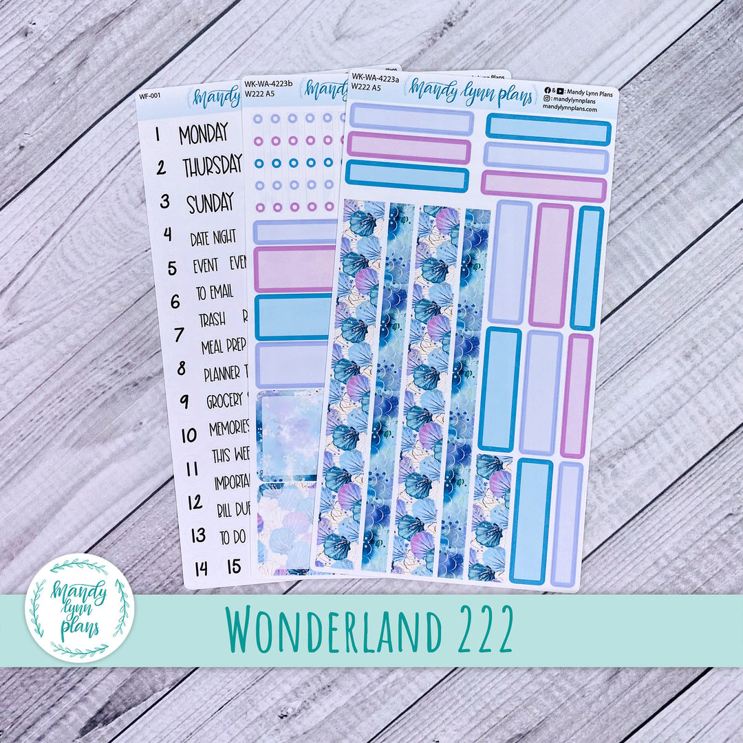 2024  Wonderland 222 Weekly Kit || Mermaid || 223