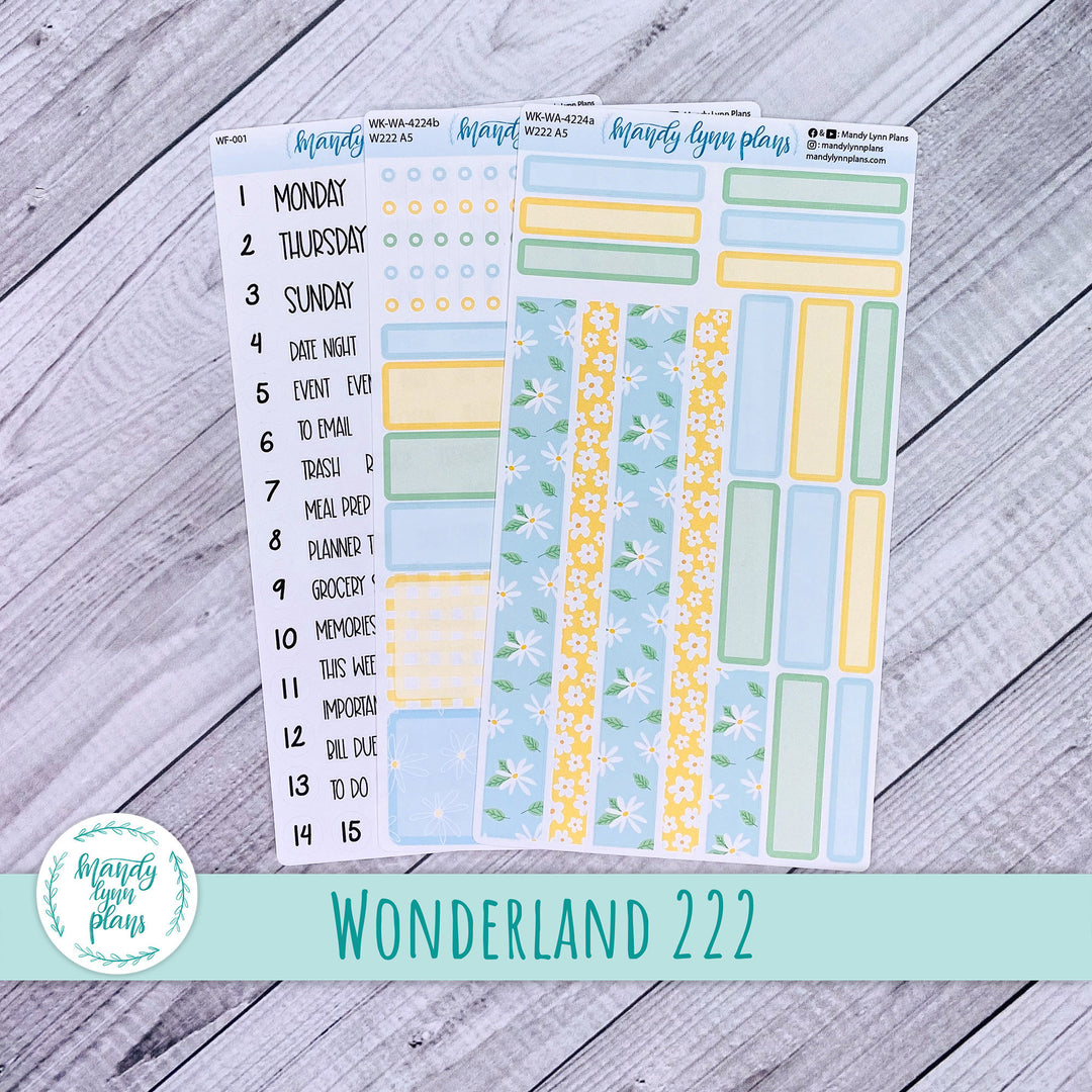 2024  Wonderland 222 Weekly Kit || Summer Daisies || 224