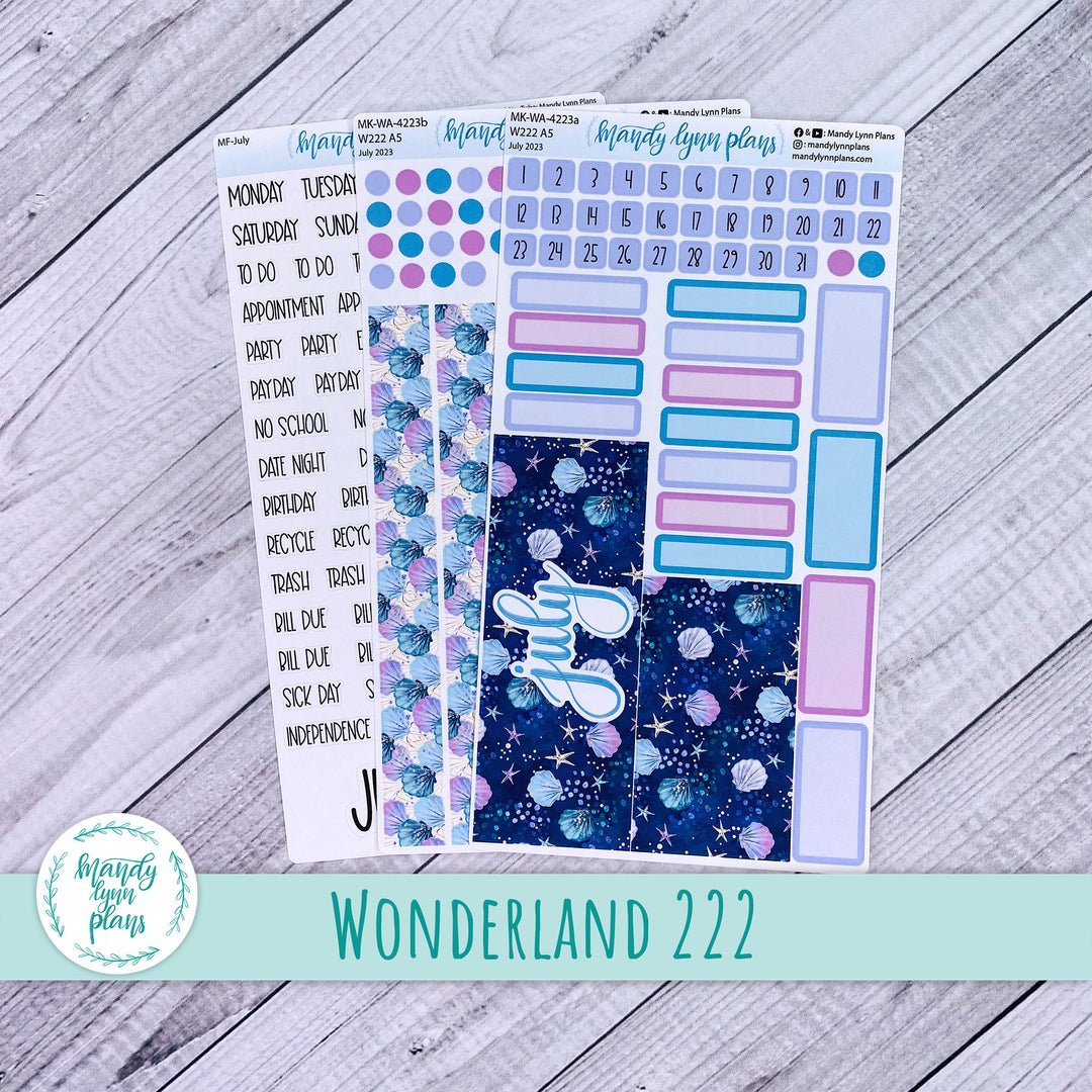 Wonderland 222 July 2023 Monthly Kit || Mermaid || 223