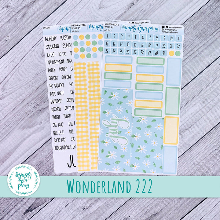 Wonderland 222 July 2023 Monthly Kit || Summer Daisies || 224