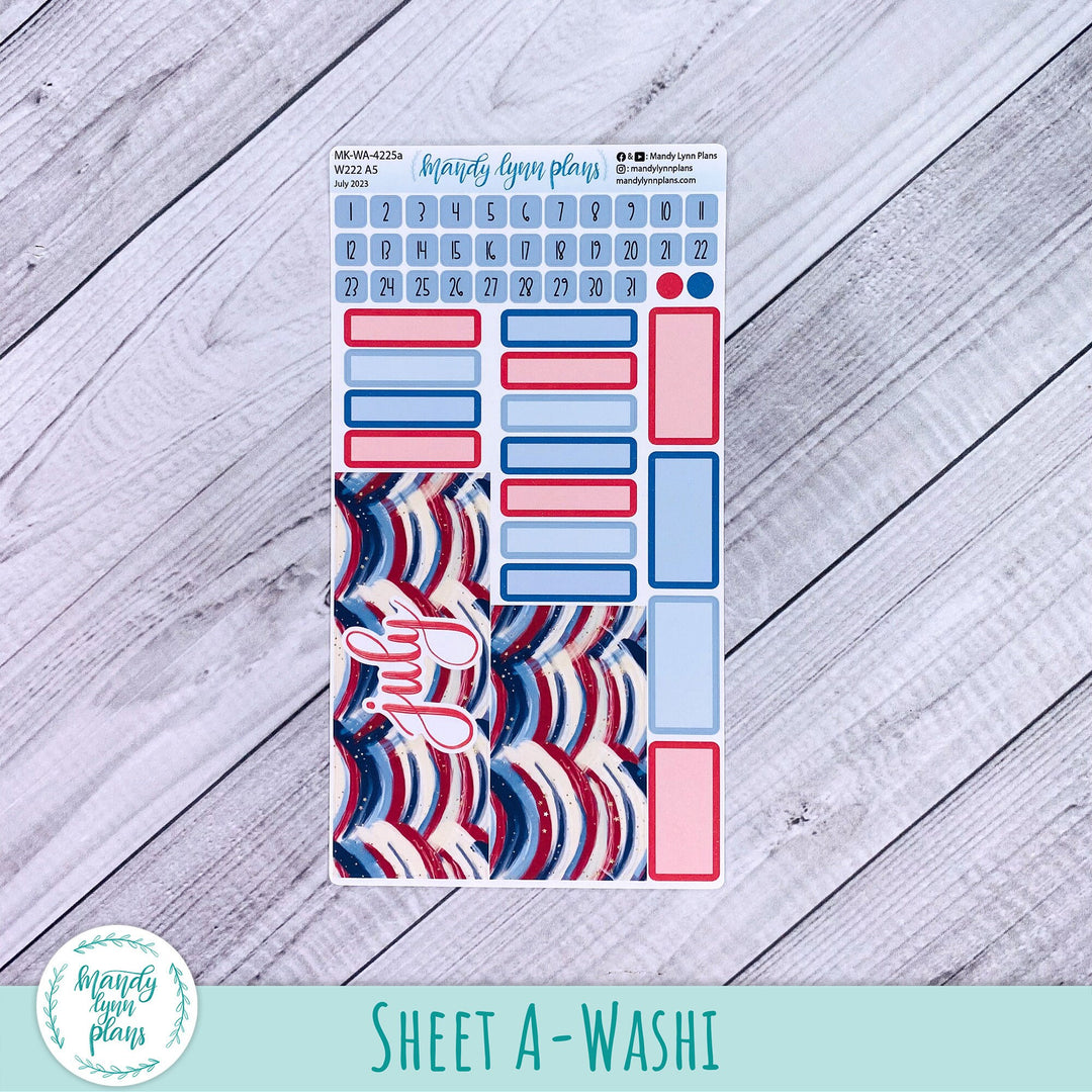 Wonderland 222 July 2023 Monthly Kit || Red, White and Blue || 225