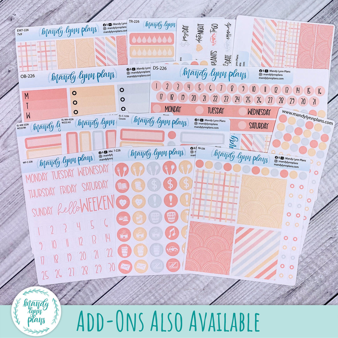 July B6 Common Planner Dashboard || Summer Vibes || R-SB6-7226