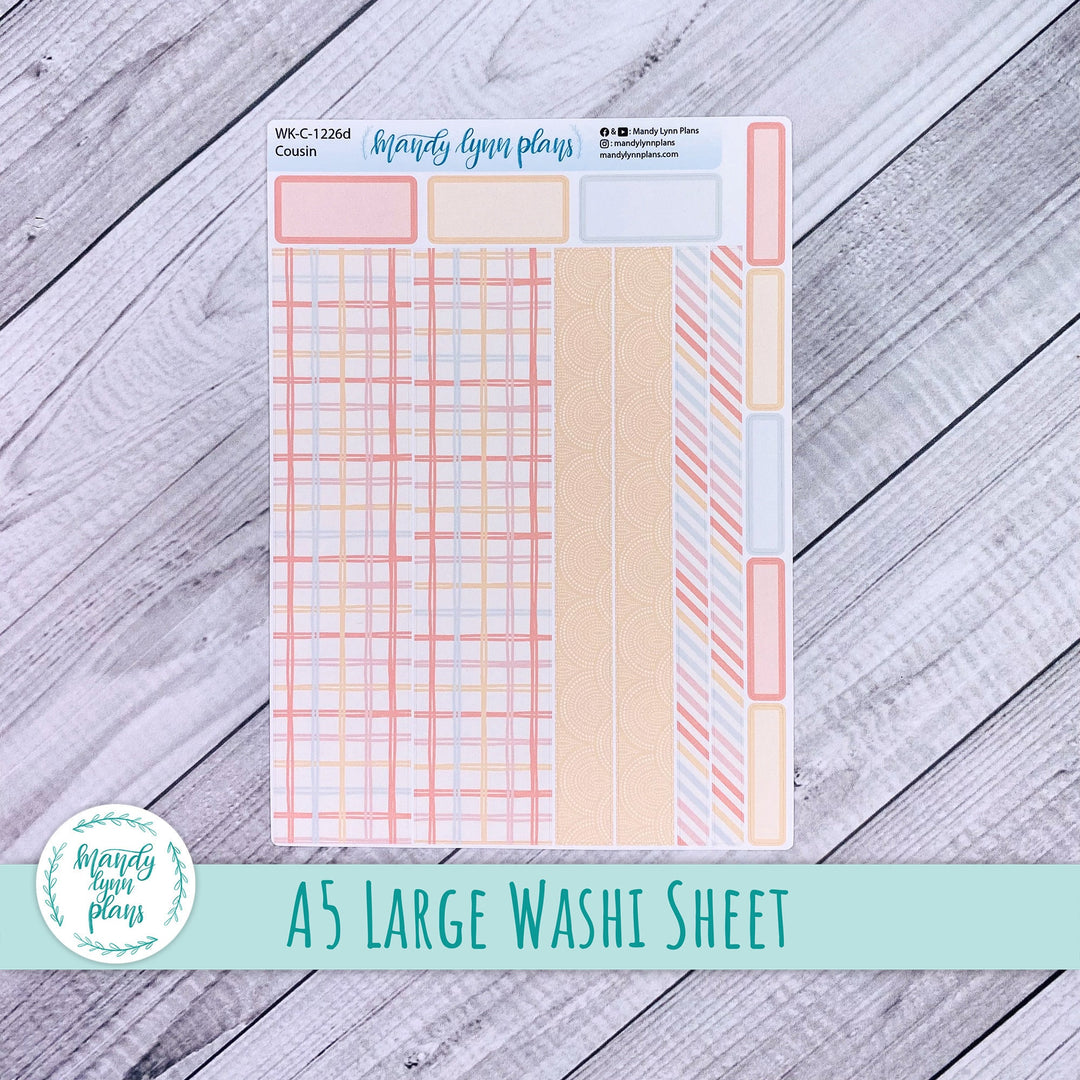 Summer Vibes Large Washi Sheet || WK-C-1226D