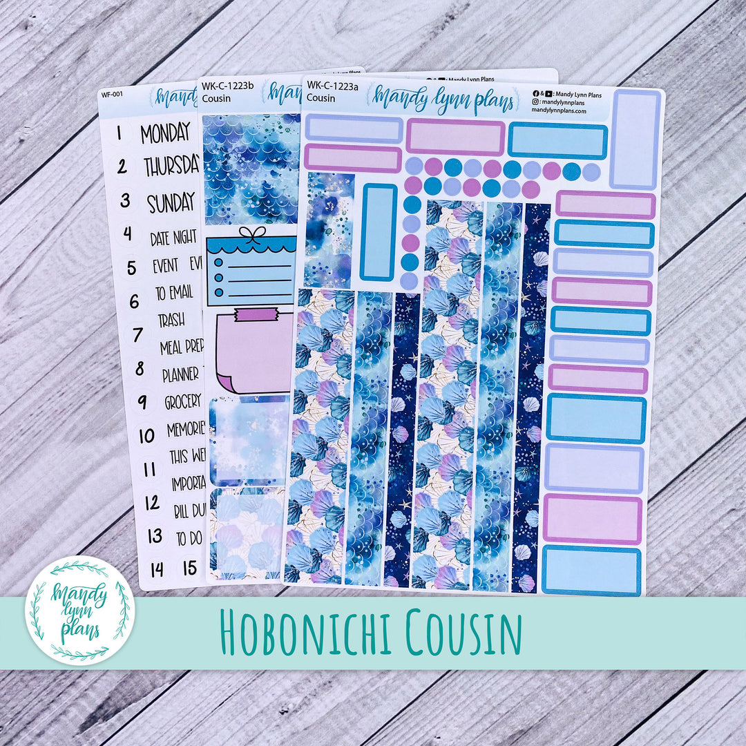 Hobonichi Cousin Weekly Kit || Mermaid || WK-C-1223