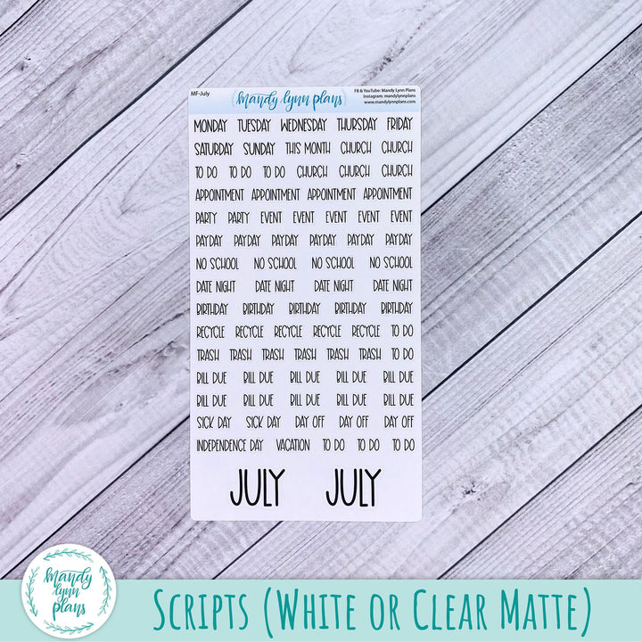 Hobonichi Cousin July 2023 Monthly || Summer Vibes || MK-C-1226