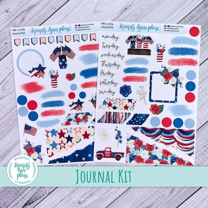 Red, White and Blue Journal Kit || WK-J-225