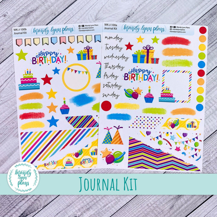 Celebrate Birthday Journal Kit || WK-J-100