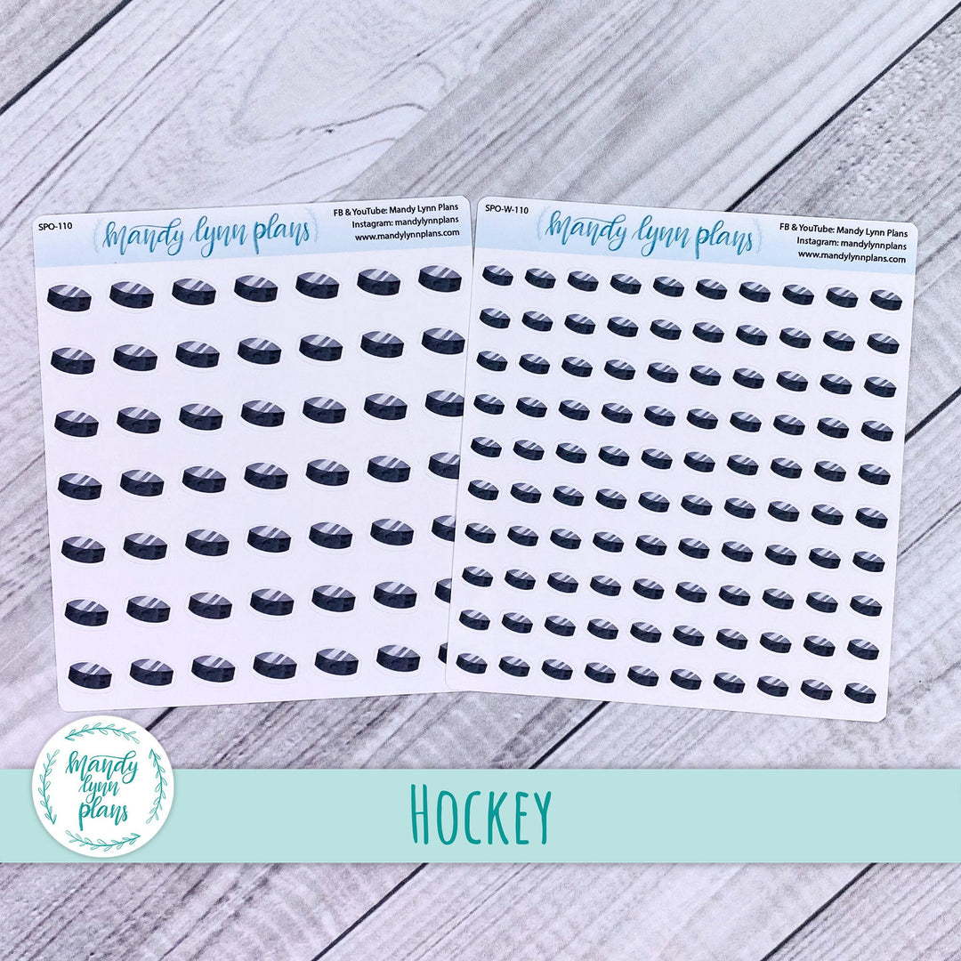 Hockey Puck Sports Stickers || 110