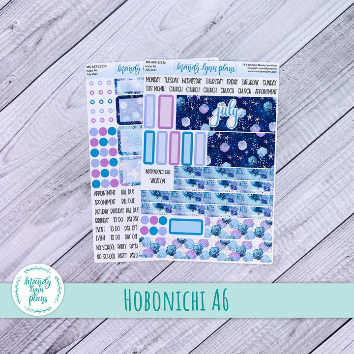 Hobonichi A6 July 2023 Monthly Kit || Mermaid || MK-A6T-3223