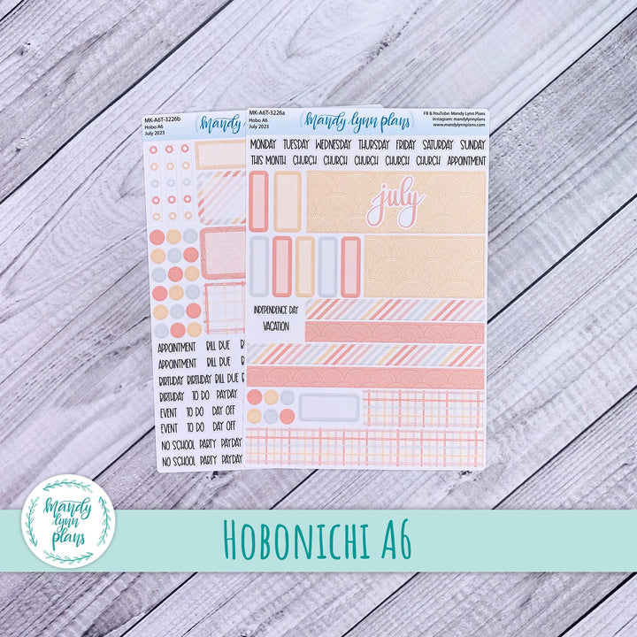 Hobonichi A6 July 2023 Monthly Kit || Summer Vibes || MK-A6T-3226