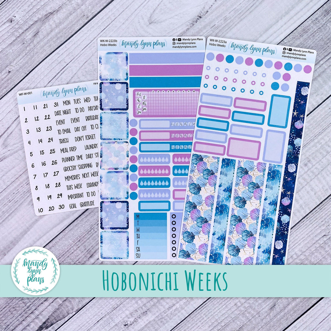 Hobonichi Weeks Weekly Kit || Mermaid || WK-W-2223