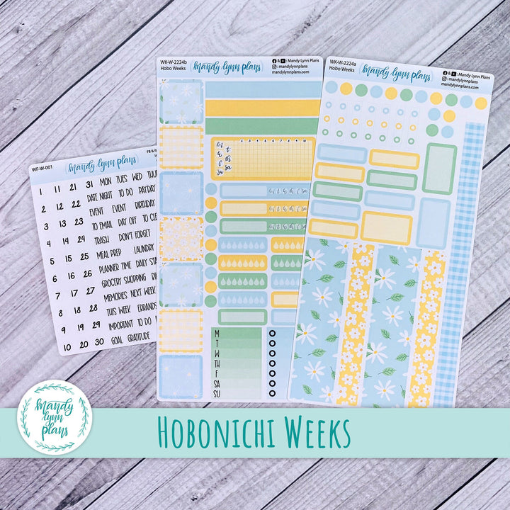 Hobonichi Weeks Weekly Kit || Summer Daisies || WK-W-2224