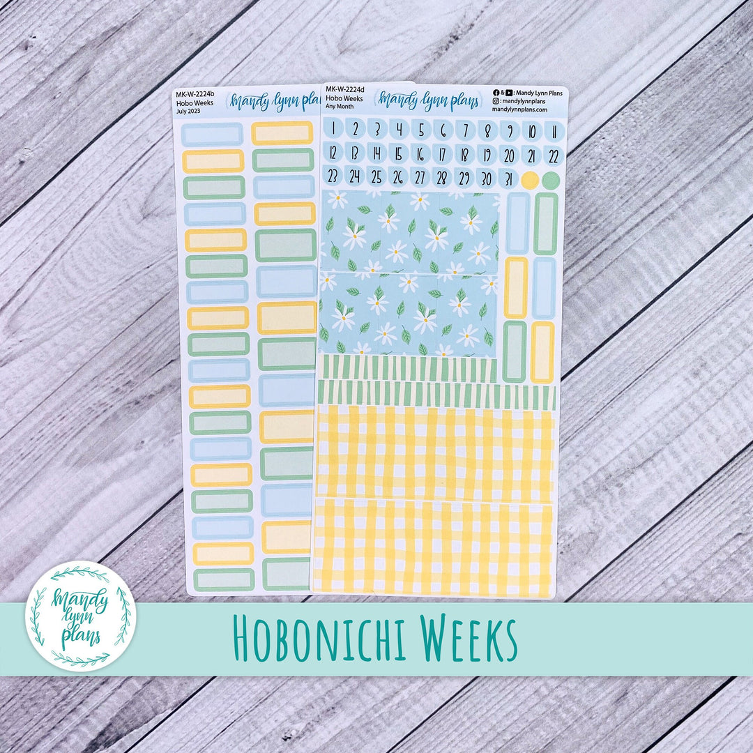 Any Month Hobonichi Weeks Monthly Kit || Summer Daisies || MK-W-2224