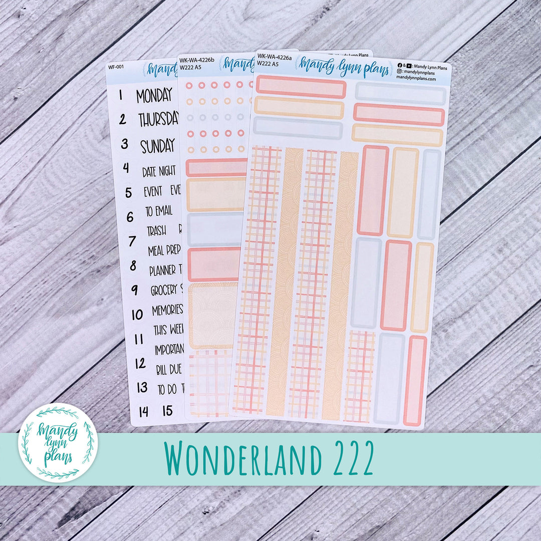 Wonderland 222 Weekly Kit || Summer Vibes || 226