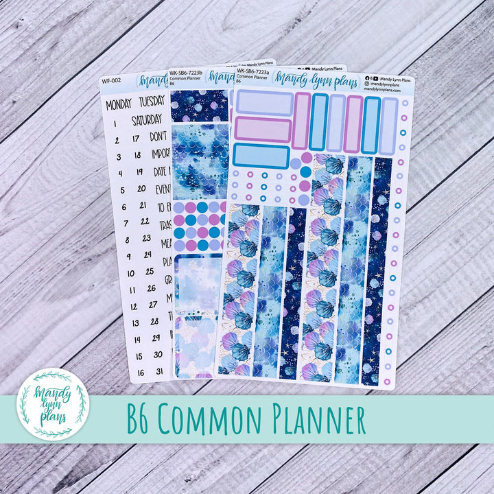 B6 Common Planner Weekly Kit || Mermaid || WK-SB6-7223