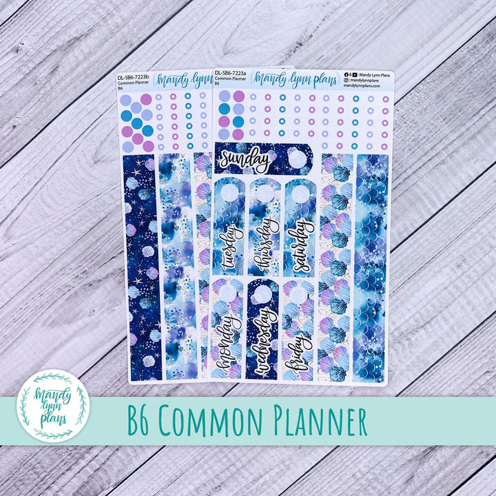 B6 Common Planner Daily Kit || Mermaid || DL-SB6-7223