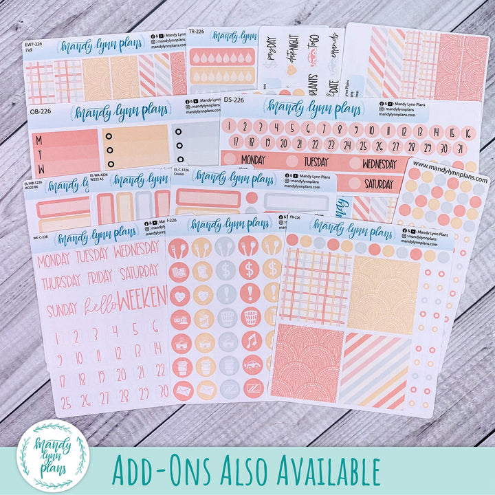 July 2023 B6 Common Planner Monthly Kit || Summer Vibes || MK-SB6-7226