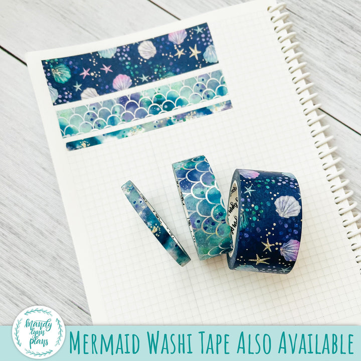 Mermaid Large Washi Sheet || WK-C-1223D
