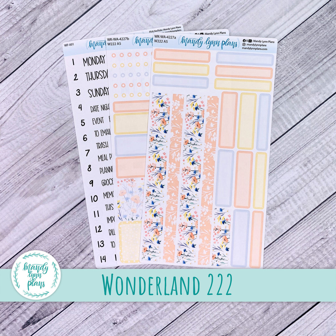 2024  Wonderland 222 Weekly Kit || Wildflowers || 227