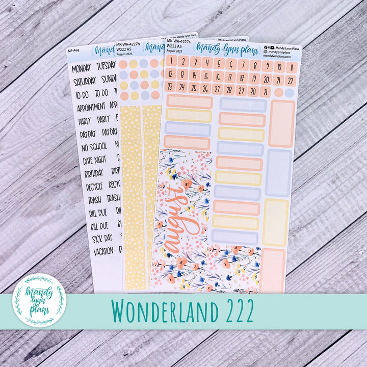 Wonderland 222 August 2023 Monthly Kit || Wildflowers || 227